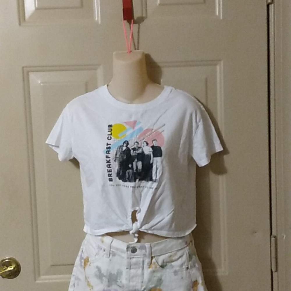 Breakfast club Tshirt cropped